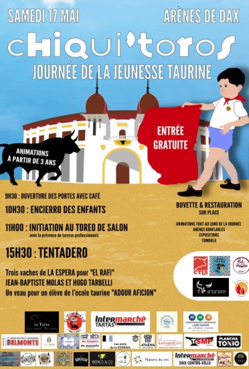 Place  la jeunesse et  la culture taurine avec la premire journe des Chiqui'Toros ce samedi  Dax. Une initiative ne en 2025 pour transmettre les traditions du Sud-Ouest aux plus jeunes, vous l'entendrez